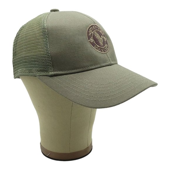 Southwoods Duck Club Green Mesh Strapback Cap Trucker Baseball Hat - Picture 3 of 12